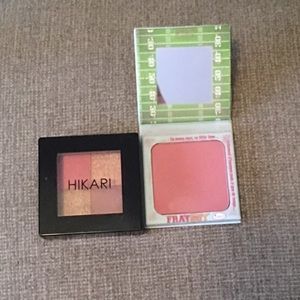 theBalm Frat Boy Blush & Hikari Shimmer bronzer.